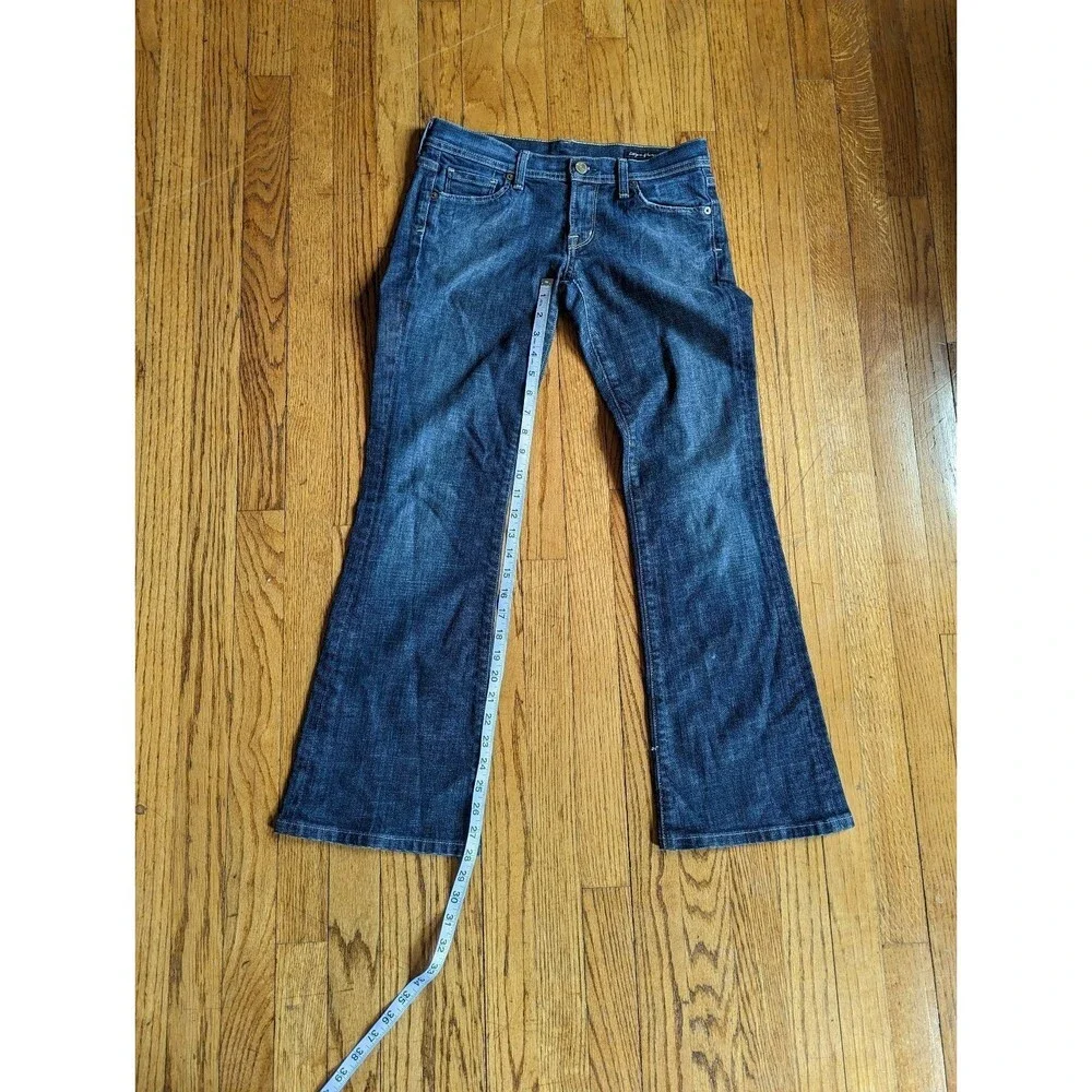 Citizens of Humanity Y2K Boho Size 27 Ingrid #002 Low Rise Flare Blue Jeans - Picture 7 of 9
